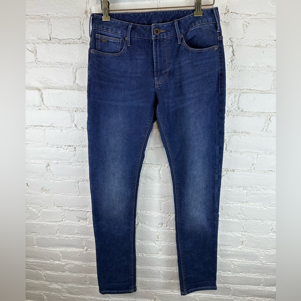 Emporio Armani Slim Fit Blue Denim Skinny Jeans Men’s Size 28